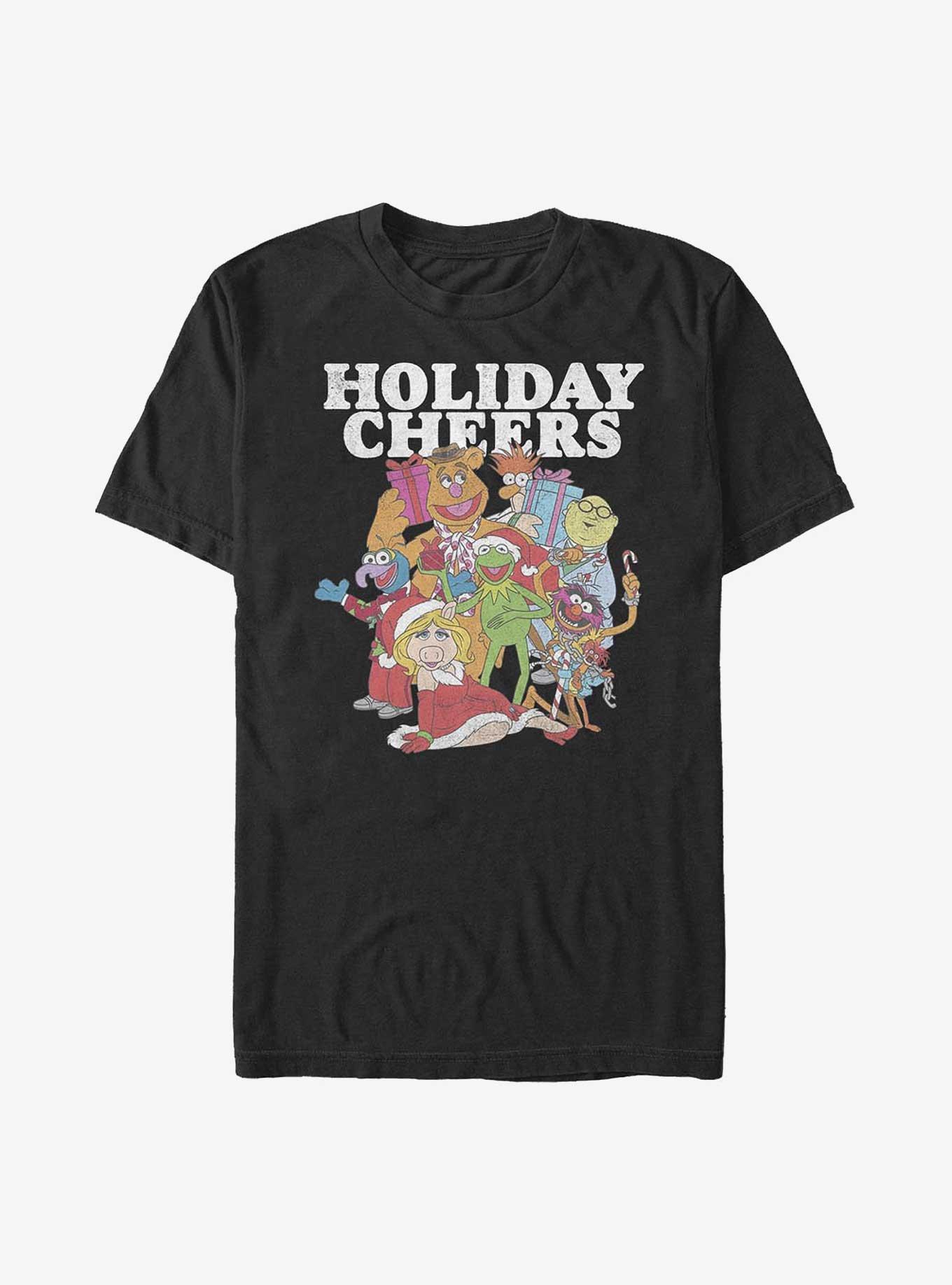 Disney The Muppets Holiday Cheers T-Shirt, BLACK, hi-res