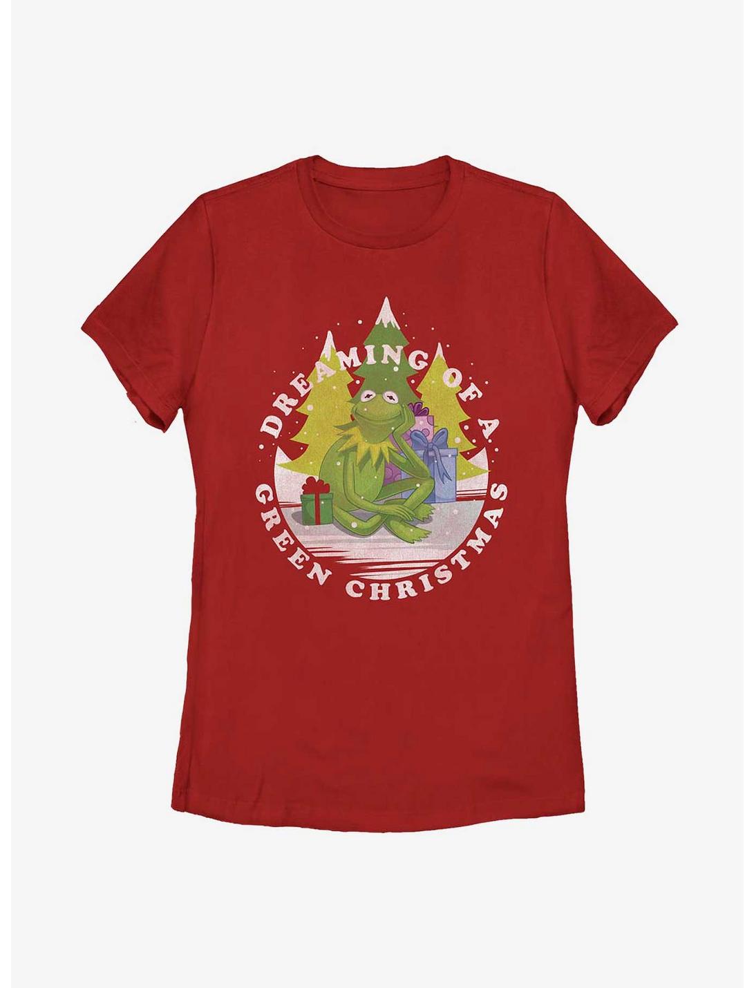 Disney The Muppets Dreaming Of A Green Christmas Womens T-Shirt, RED, hi-res