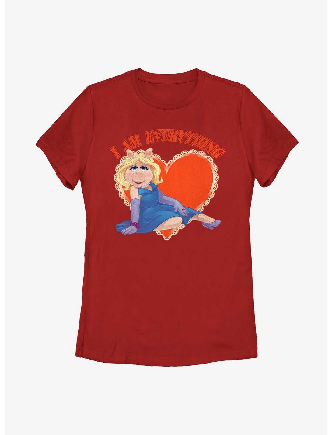 Disney The Muppets Miss Piggy I Am Everything Womens T-Shirt, RED, hi-res