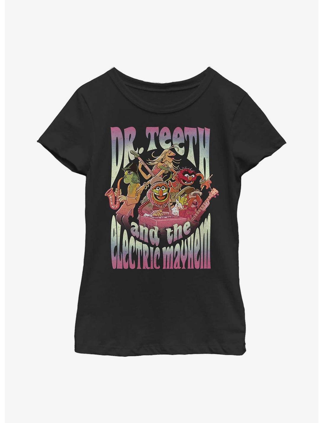 Disney The Muppets Dr. Teeth & The Electric Mayhem Youth Girls T-Shirt, BLACK, hi-res