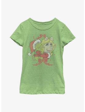 Disney The Muppets Kermit & Miss Piggy Wreath Love Youth Girls T-Shirt, , hi-res