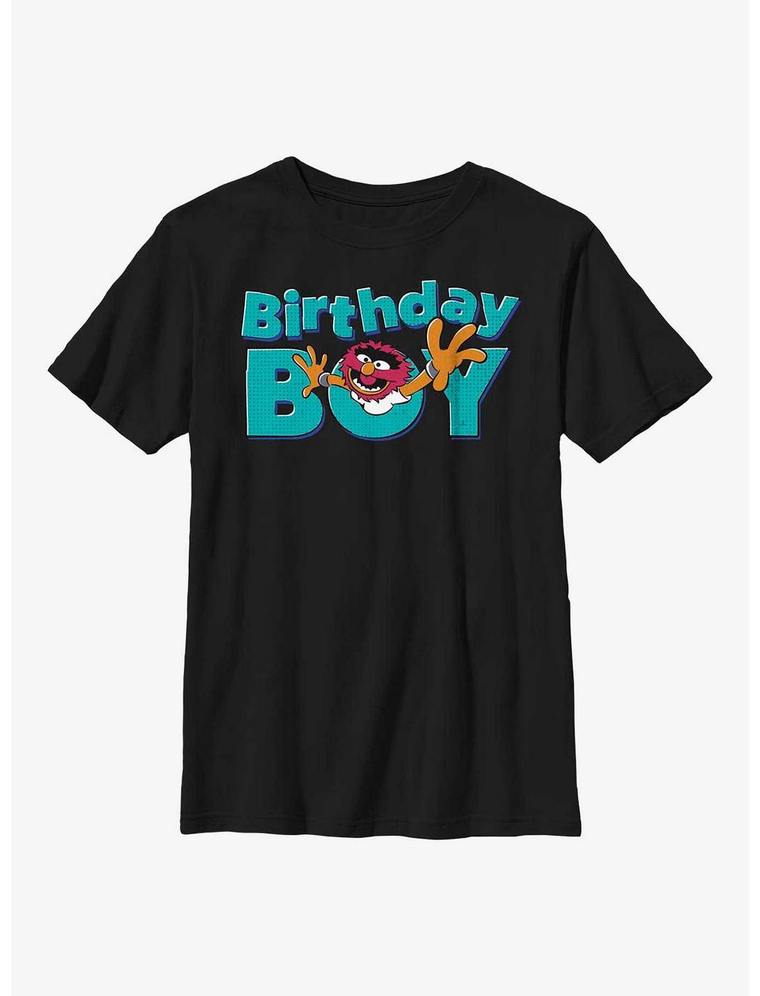 Disney The Muppets Animal Pop Birthday Youth T-Shirt, BLACK, hi-res