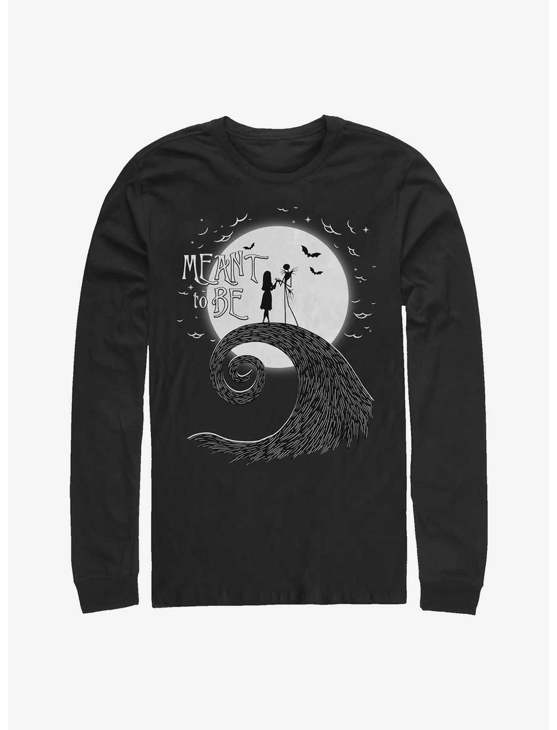 Disney The Nightmare Before Christmas Meant To Be Long-Sleeve T-Shirt, BLACK, hi-res