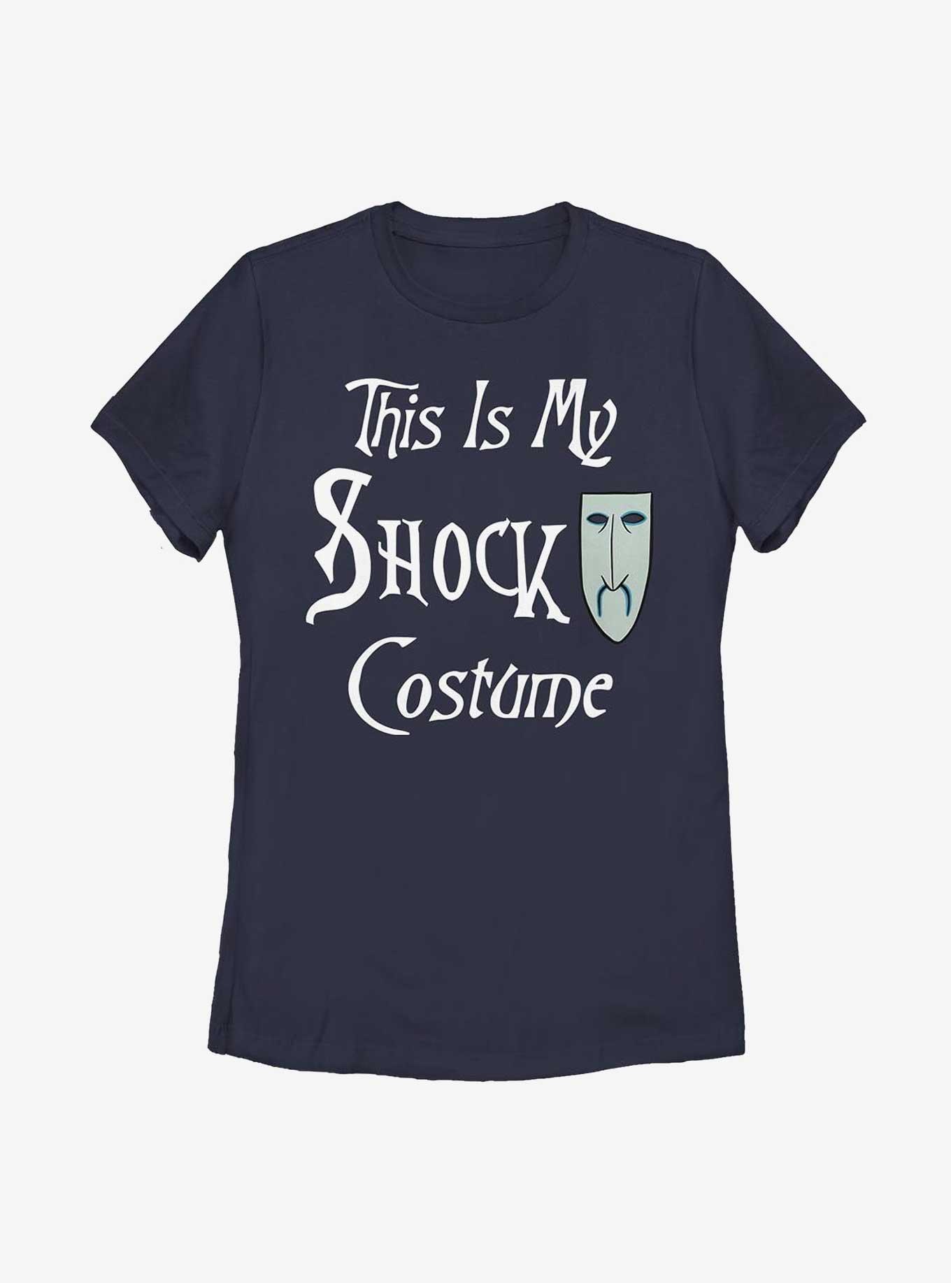 Disney Nightmare Before Christmas Shock Costume Womens T-Shirt, NAVY, hi-res