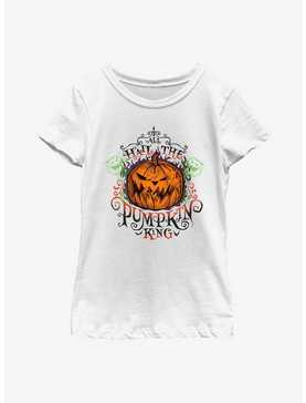 Disney The Nightmare Before Christmas All Hail The Pumpkin King Youth Girls T-Shirt, , hi-res