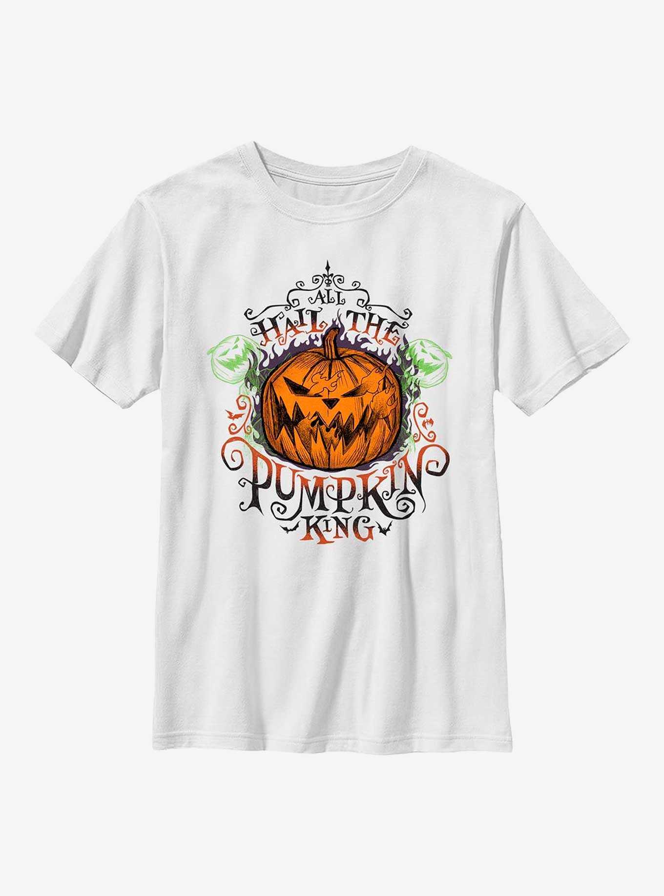 Disney The Nightmare Before Christmas All Hail The Pumpkin King Youth T-Shirt, , hi-res