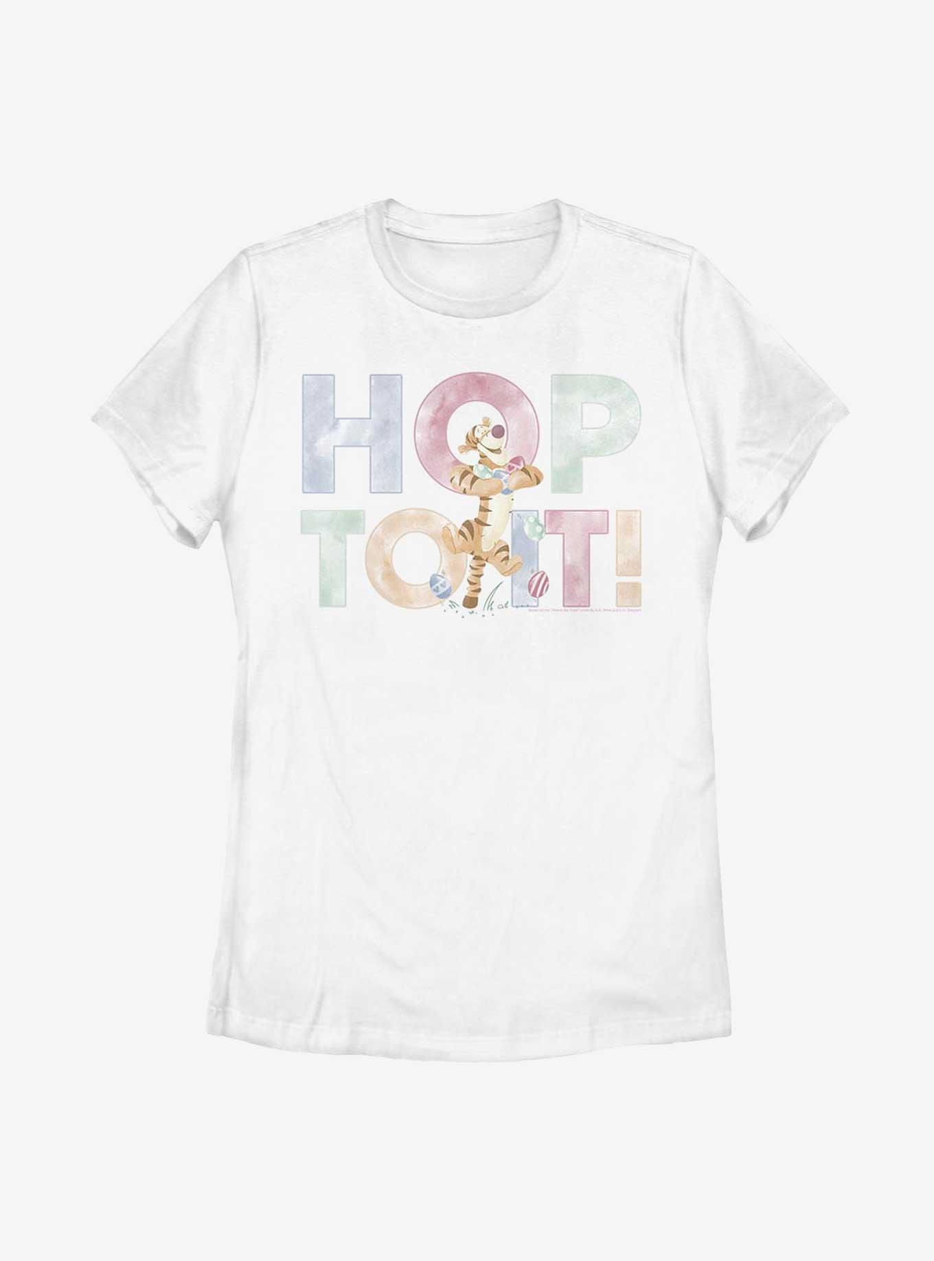 Disney Winnie The Pooh Tigger Hop To It! Womens T-Shirt