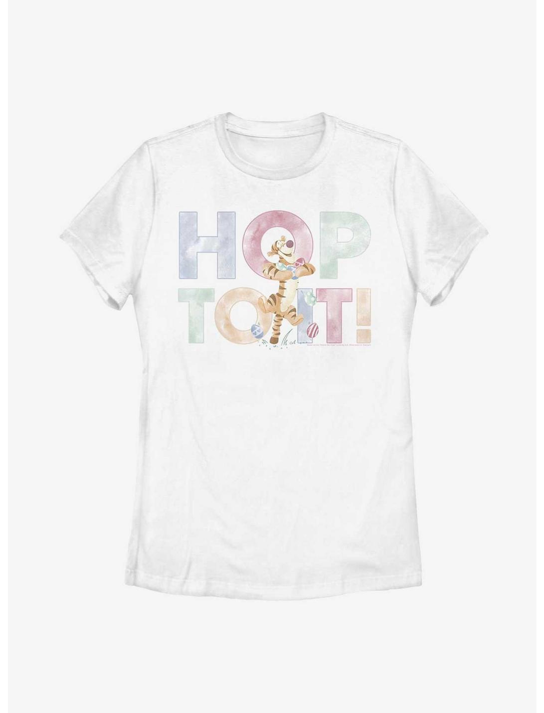 Disney Winnie The Pooh Tigger Hop To It! Womens T-Shirt, WHITE, hi-res