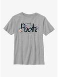 Disney Winnie The Pooh Eeyore Name Art Youth T-Shirt, ATH HTR, hi-res