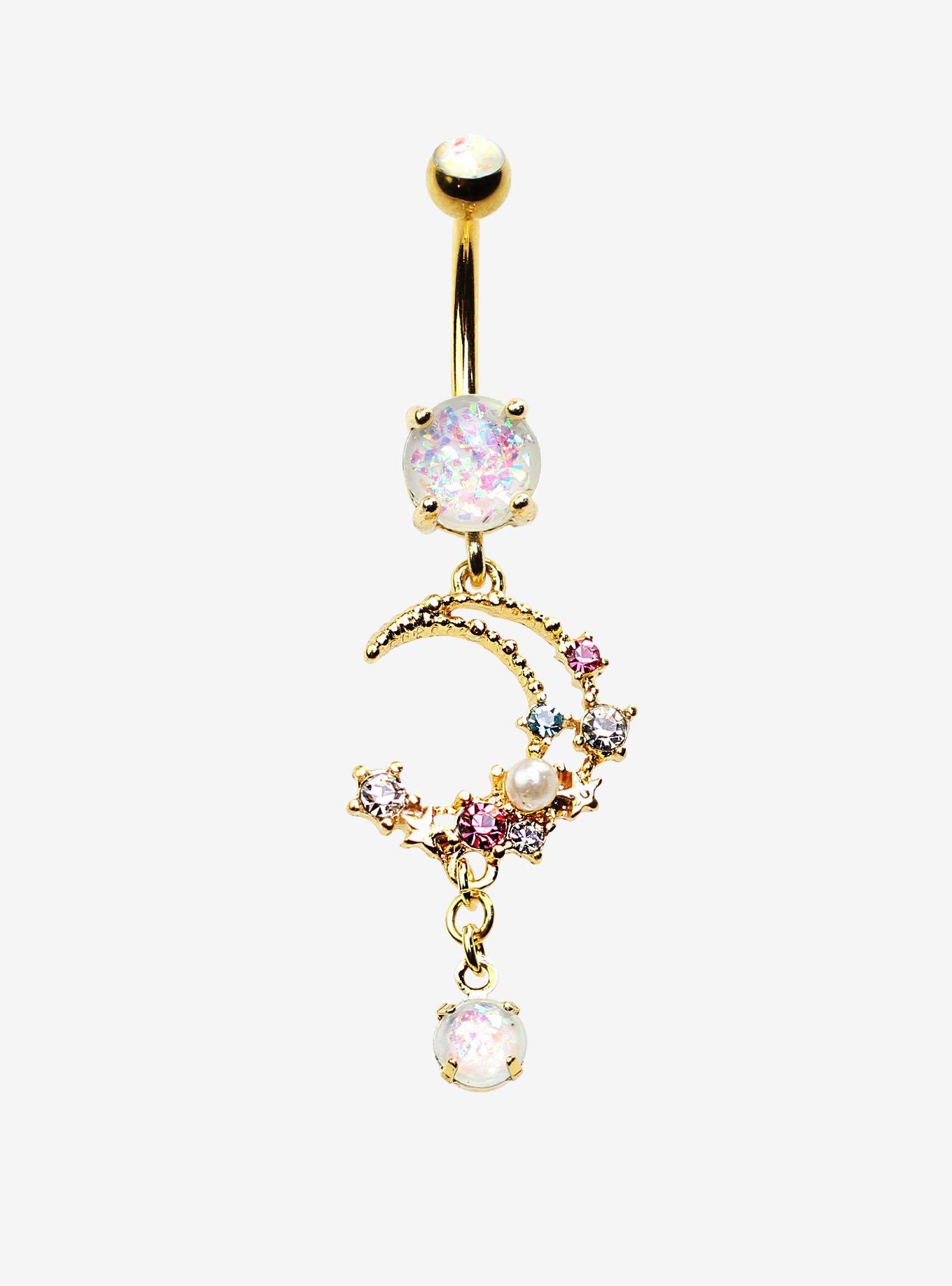 Sailor moon deals belly button ring