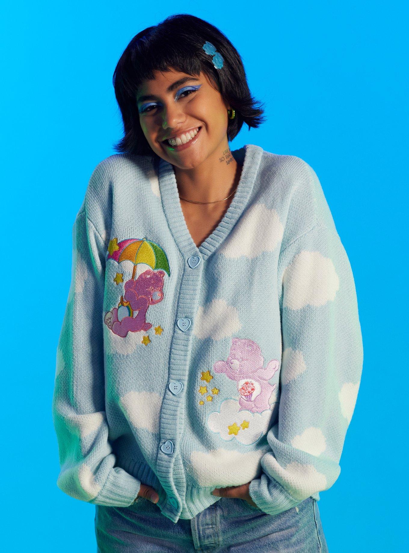 Care Bears Cloud Chunky Knit Skimmer Cardigan, MULTI, hi-res