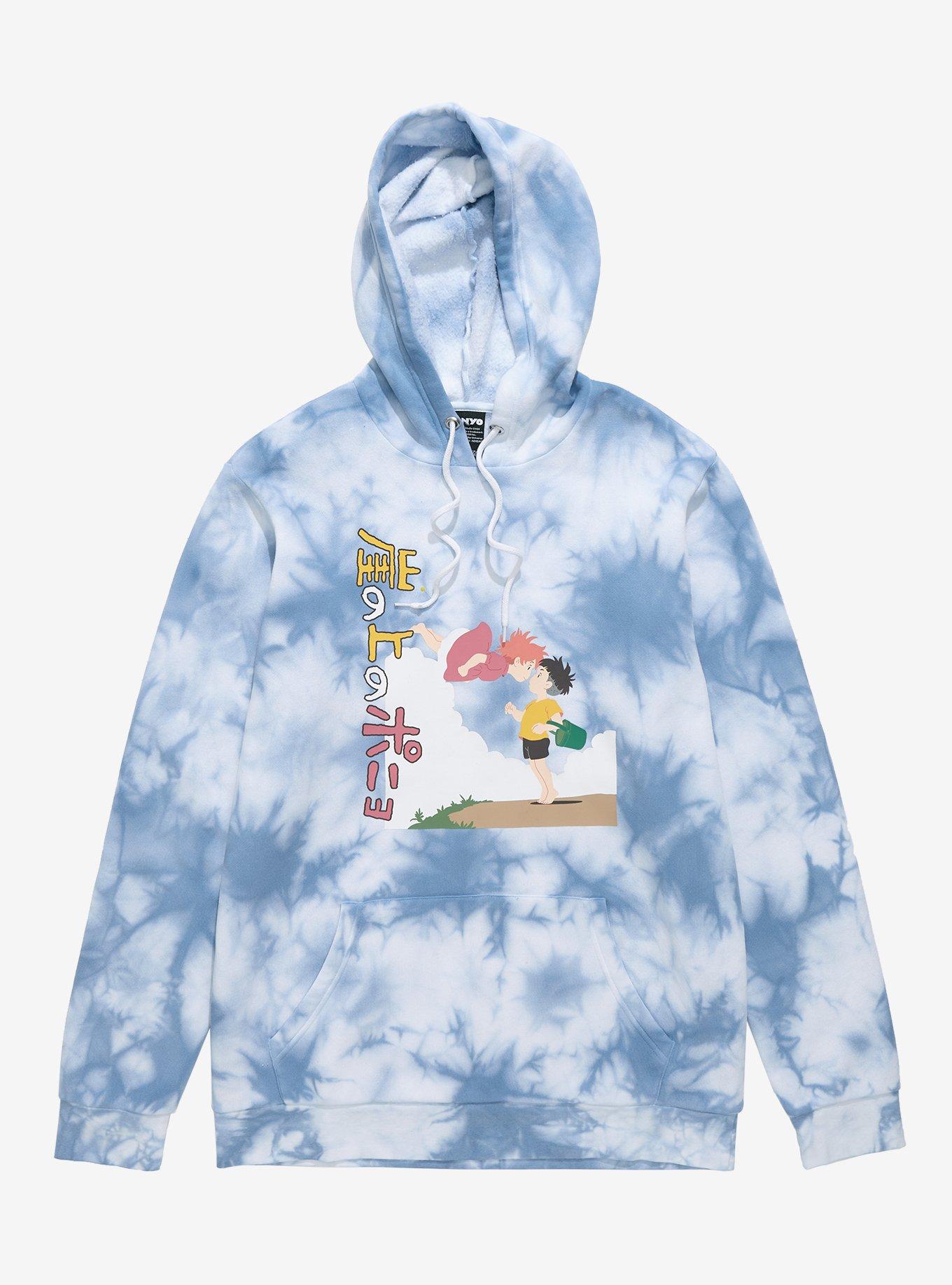 Our Universe Studio Ghibli Ponyo Sosuke & Ponyo Tie-Dye Hoodie - BoxLunch Exclusive, TIE DYE, hi-res