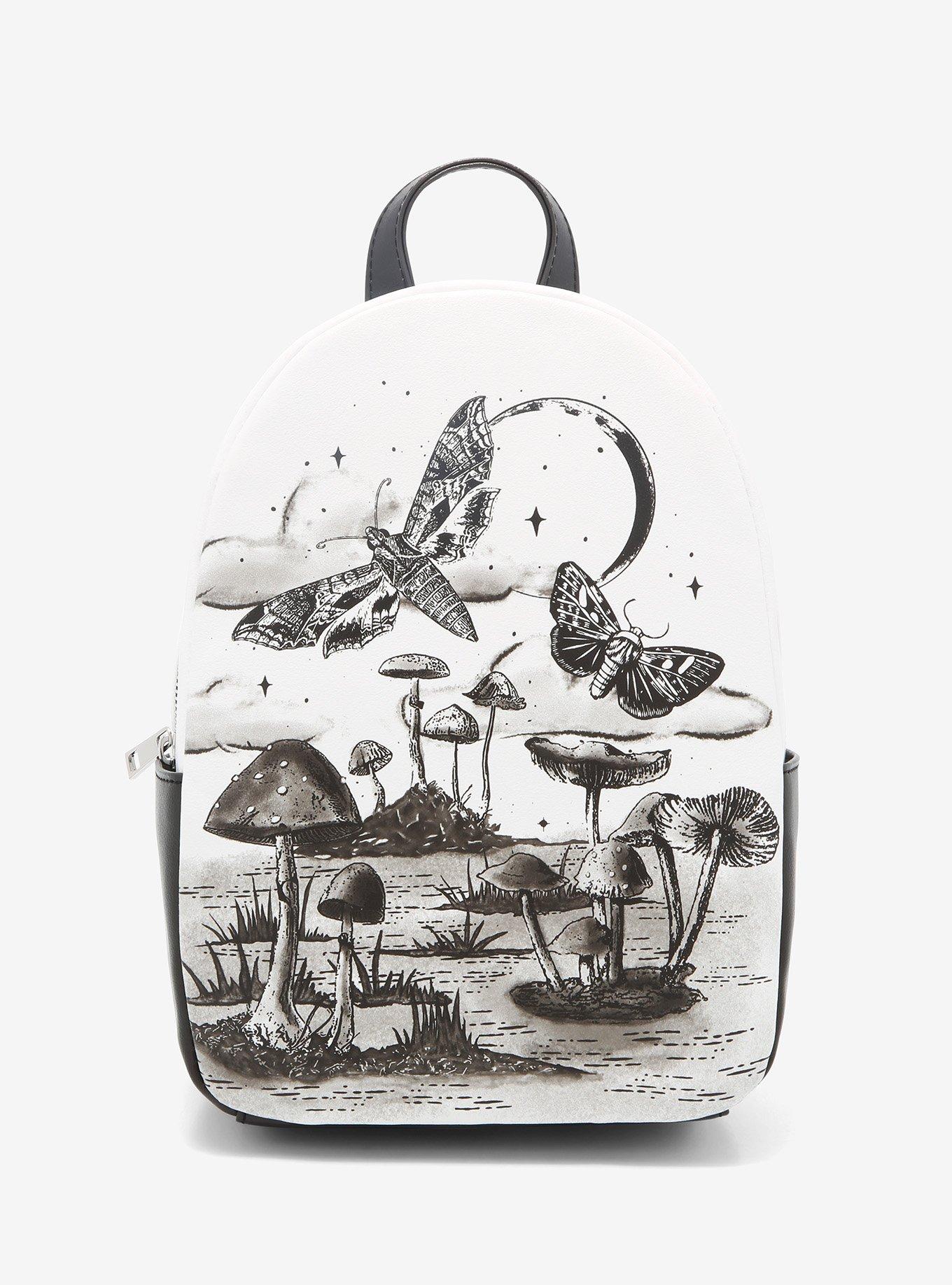 Black and white mini hot sale backpack