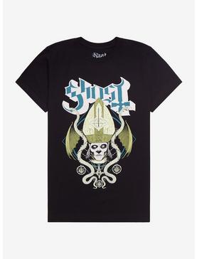 Ghost Papa Emeritus IV & Serpents Boyfriend Fit Girls T-Shirt, , hi-res