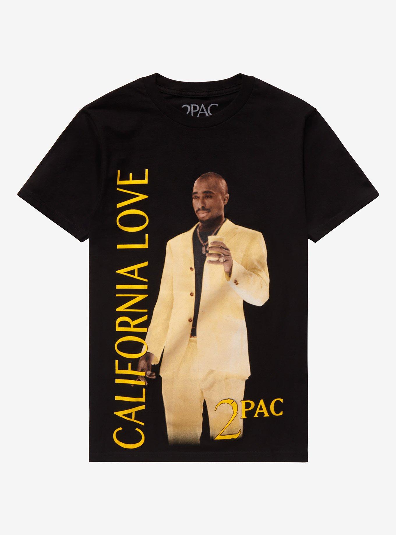 Tupac California Love Girls T-Shirt, BLACK, hi-res