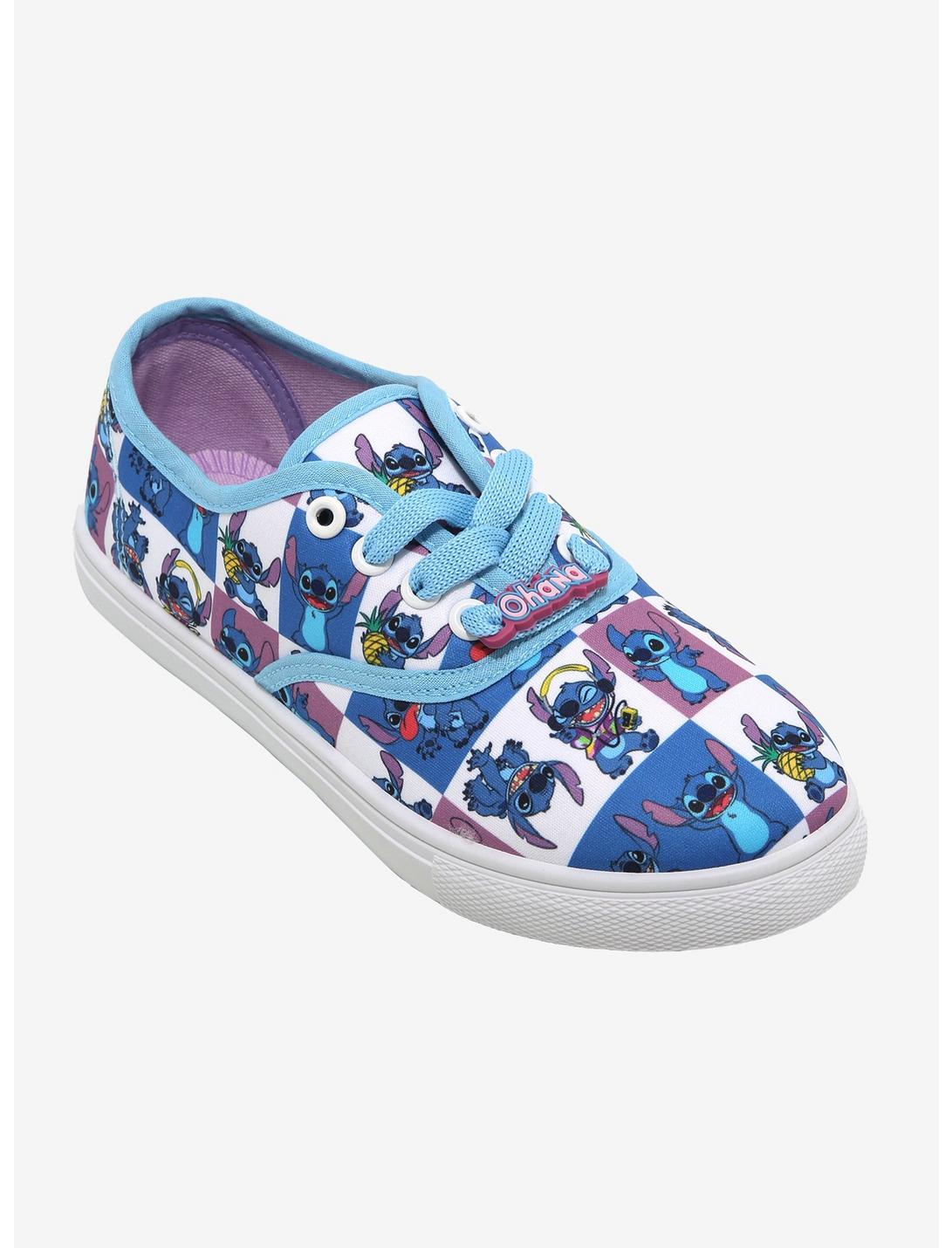 Disney Lilo & Stitch Grid Lace-Up Sneakers, MULTI, hi-res