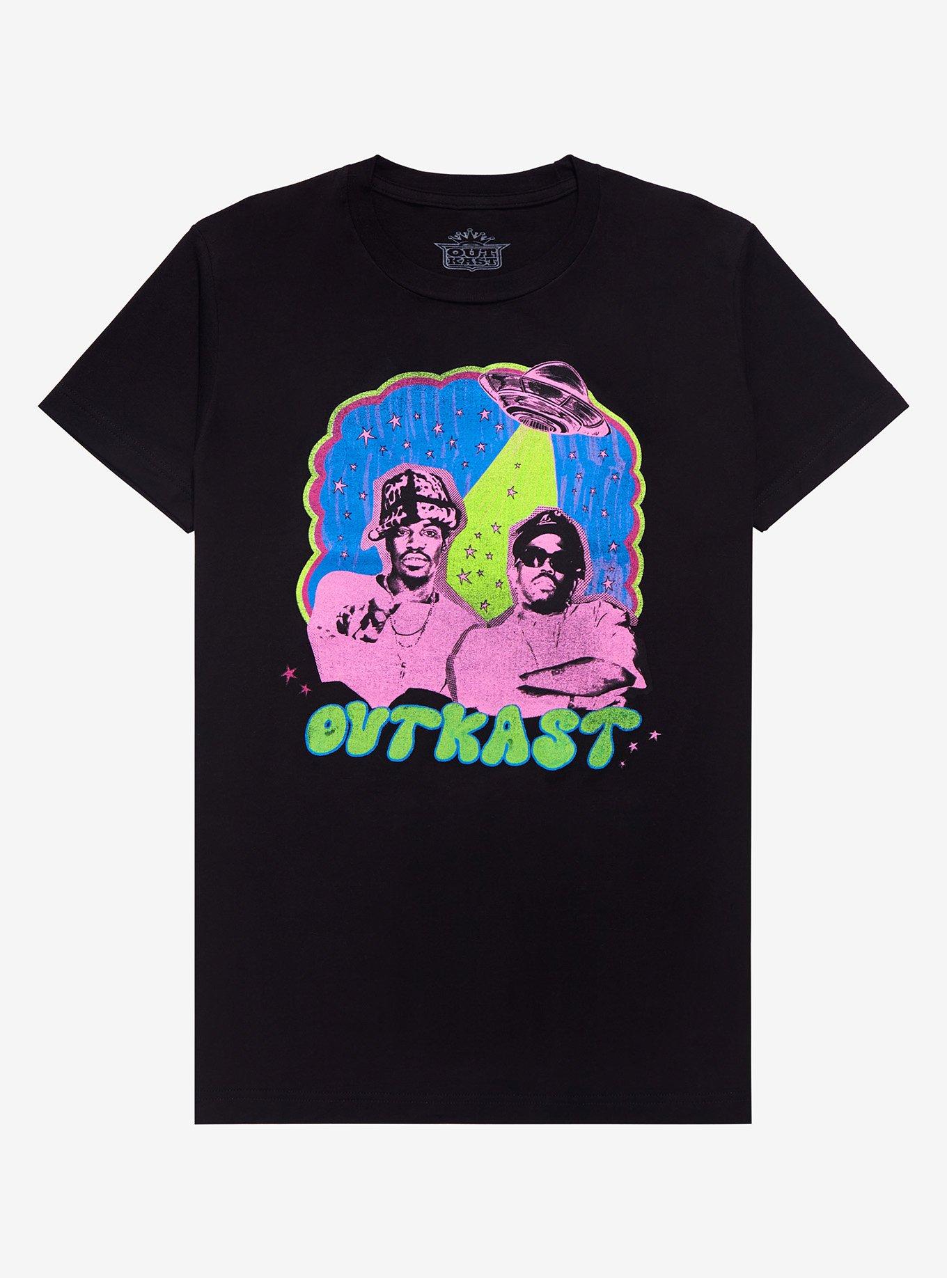 Outkast Colorful '90s Girls T-Shirt, BLACK, hi-res