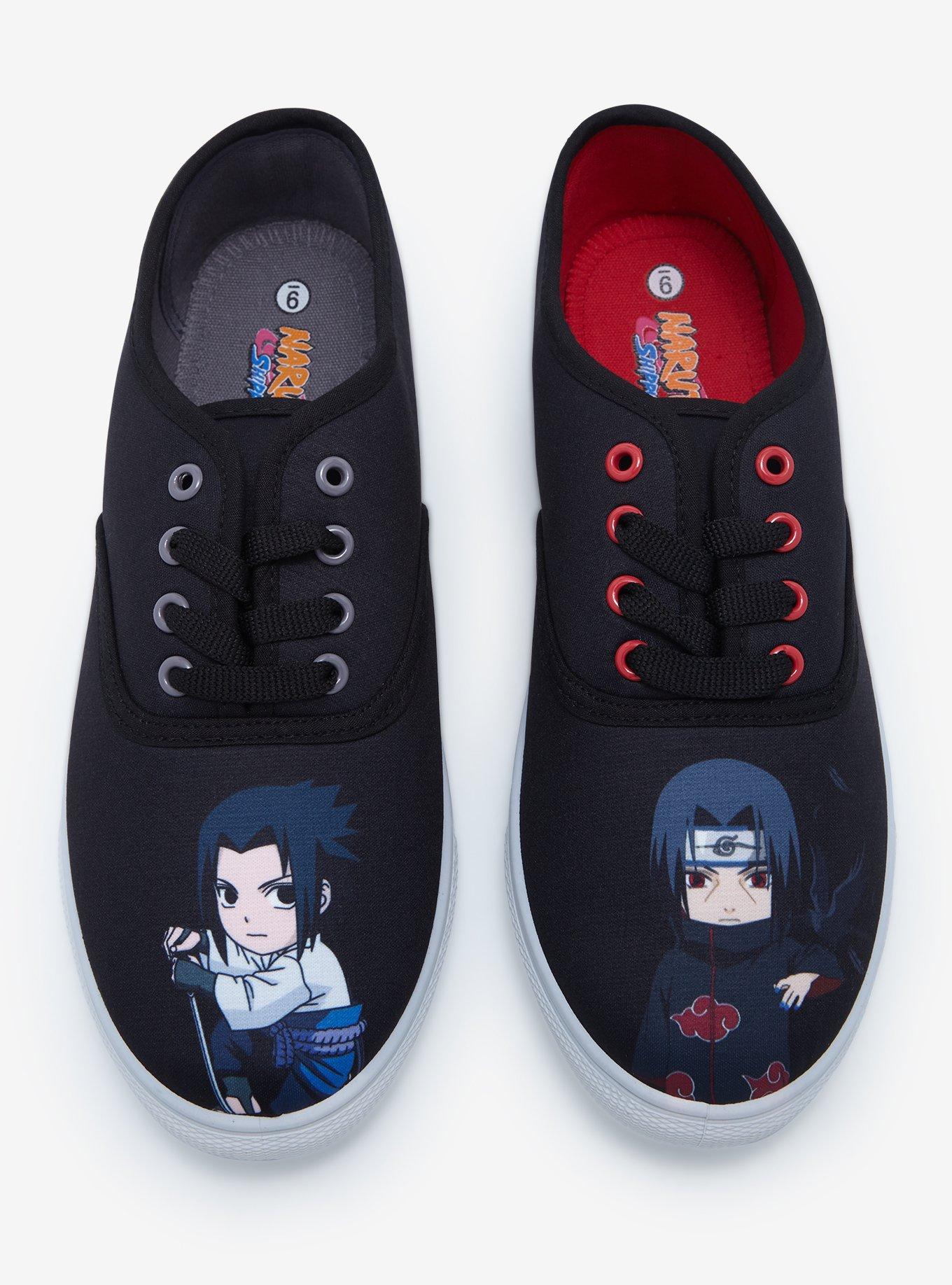 Naruto Shippuden Sasuke & Itachi Low Top Sneakers, MULTI, hi-res