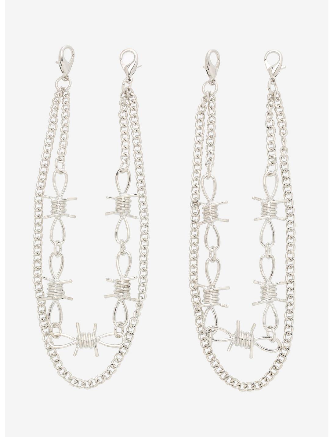 Barbed Wire Double Shoe Chain Set, , hi-res