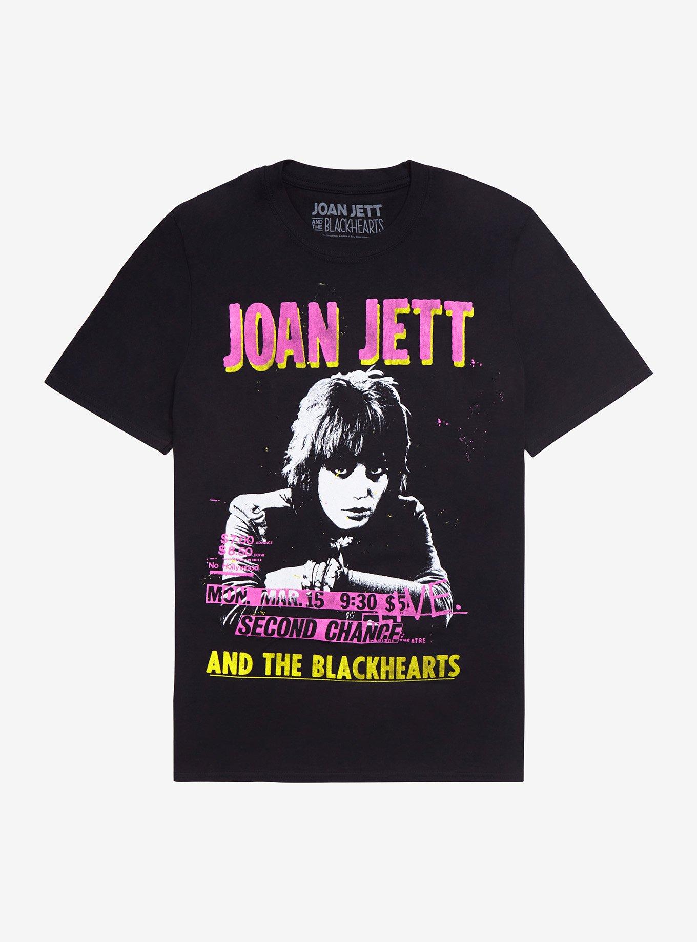 Joan Jett And The Blackhearts Second Chance Girls T-Shirt, BLACK, hi-res