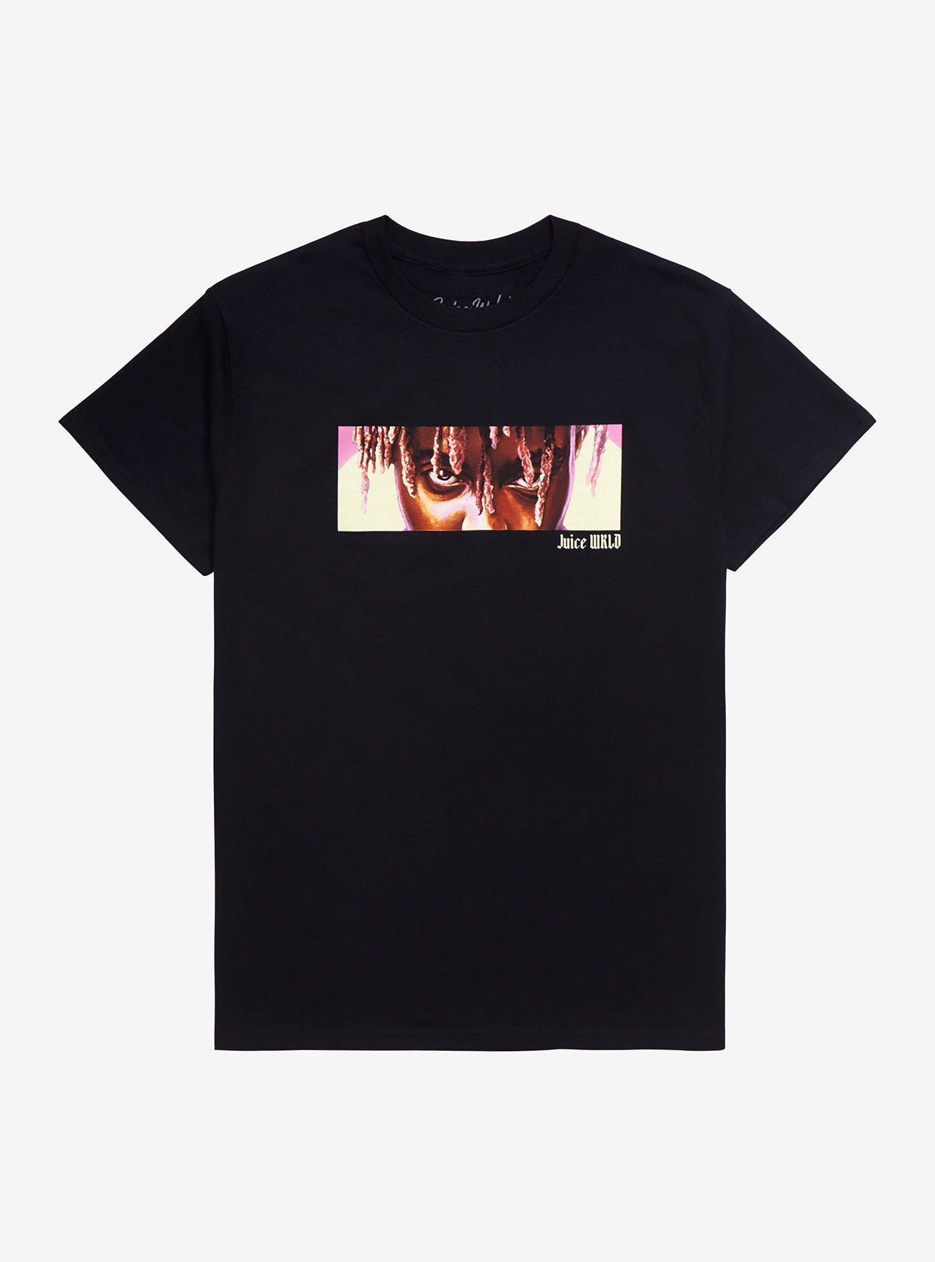 Juice WRLD Legends Never Die Eyes Girls T-Shirt, BLACK, hi-res