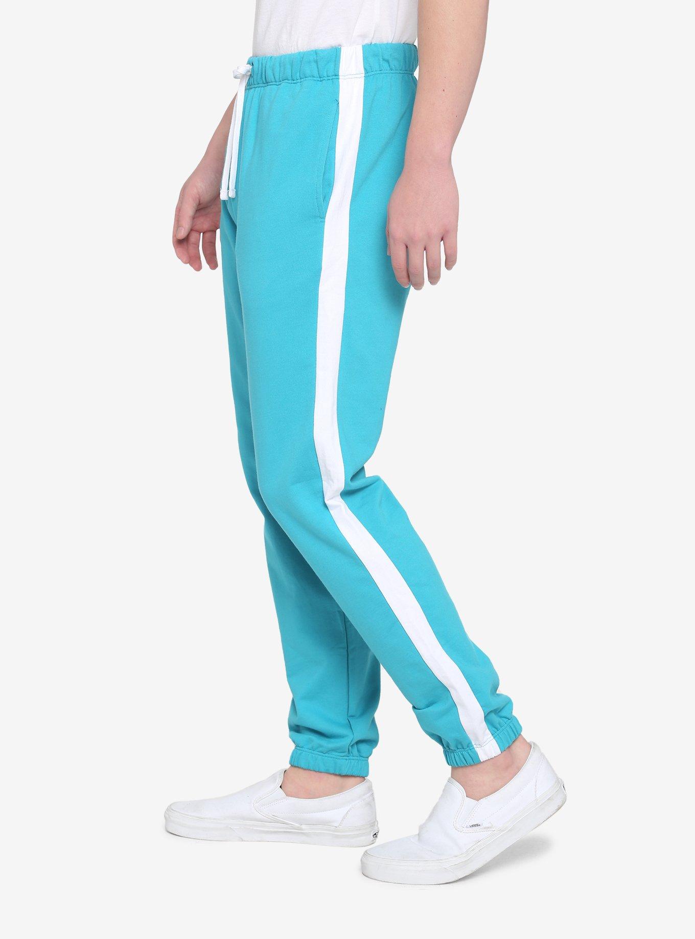 Green Track Suit Sweatpants, GREEN, hi-res