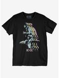 AC/DC Angus Young & Bon Scott Portrait Girls T-Shirt, BLACK, hi-res