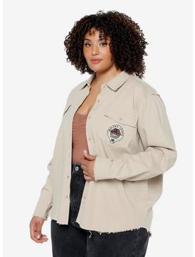 Our Universe Indiana Jones Patch Plus Size Utility Overshirt - BoxLunch Exclusive, , hi-res