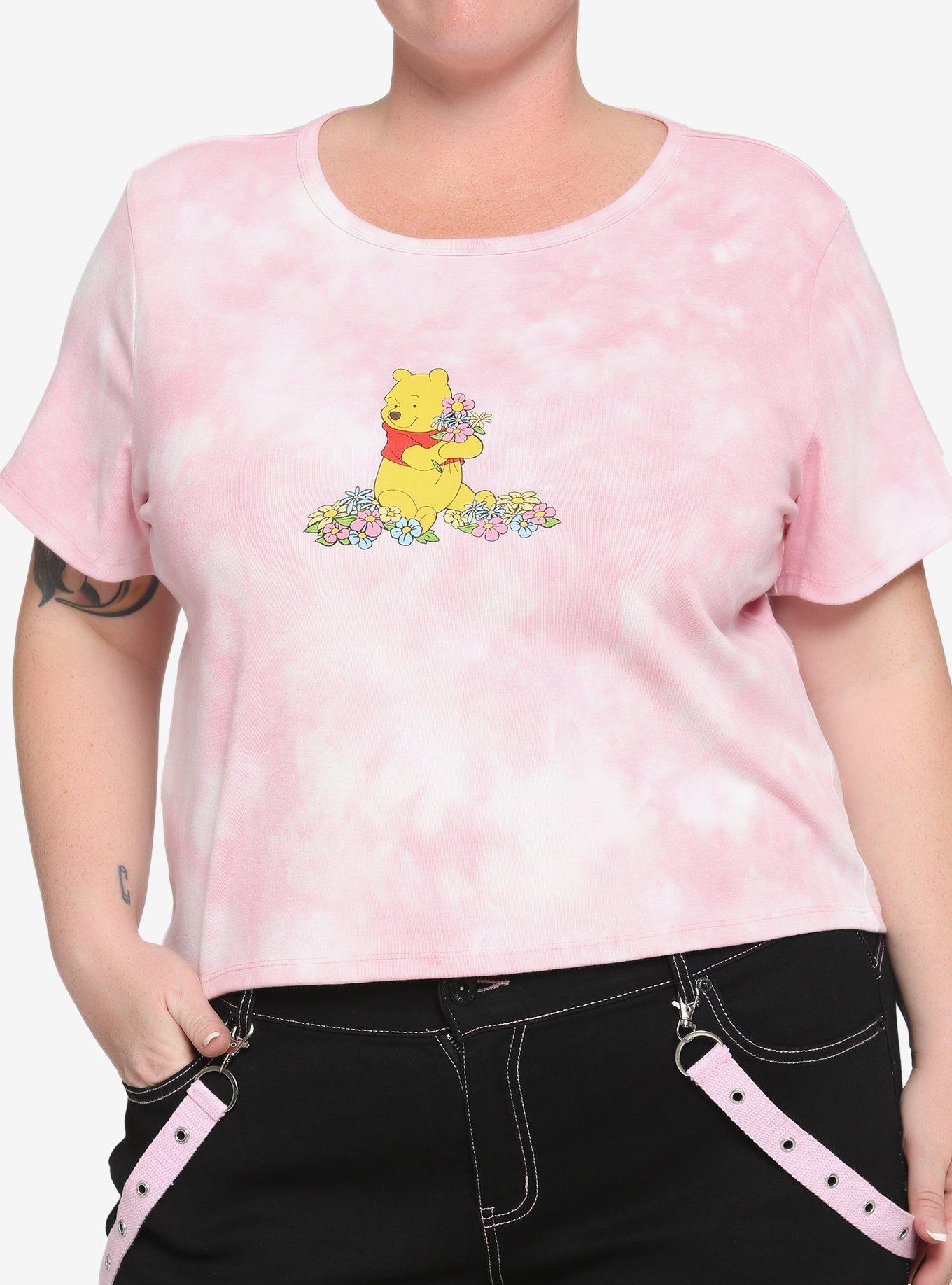 Disney Winnie The Pooh Pink Tie-Dye Girls Baby T-Shirt Plus Size, MULTI, hi-res