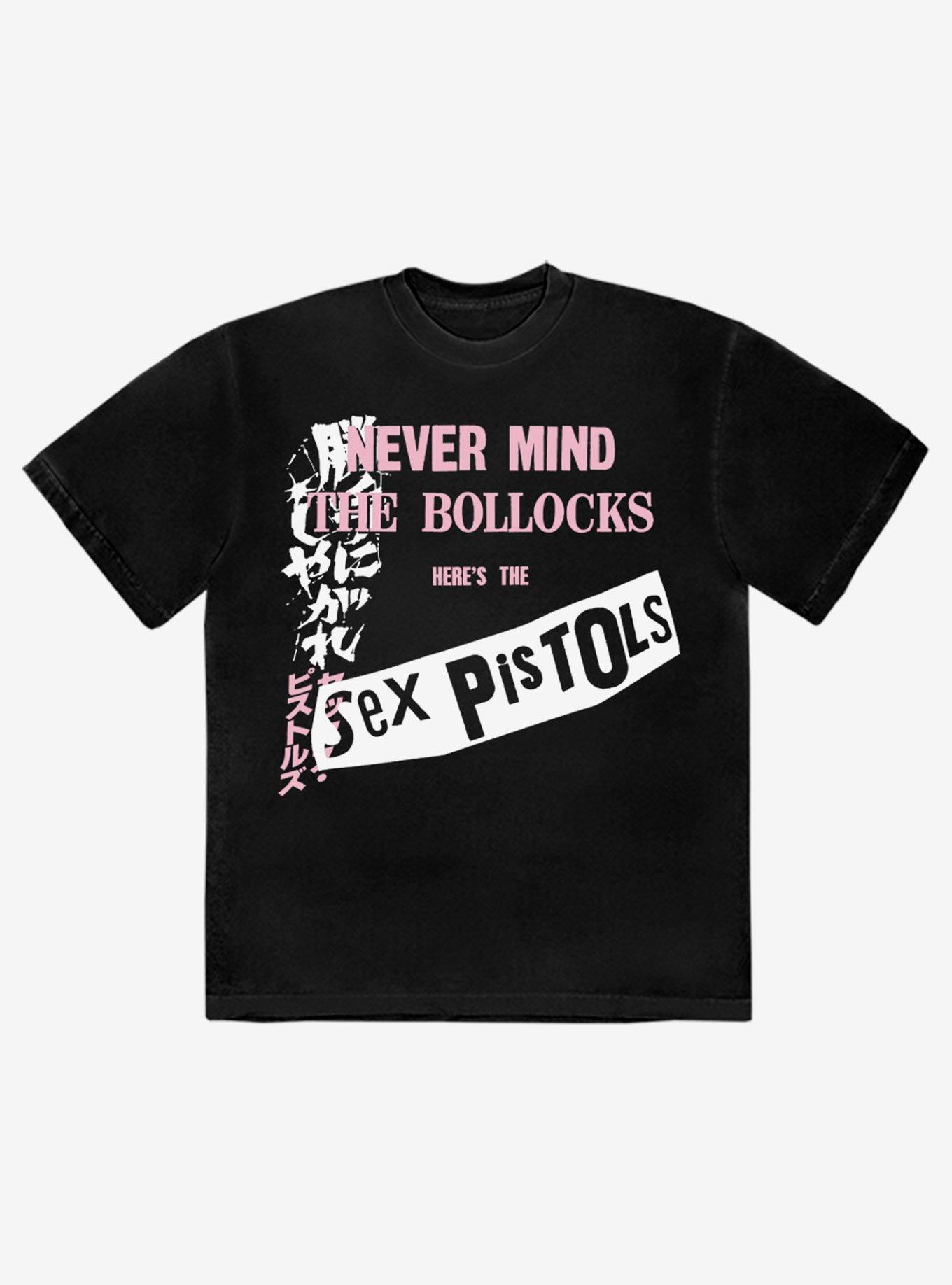 Sex Pistols Never Mind The Bollocks Text Design Girls T-Shirt 