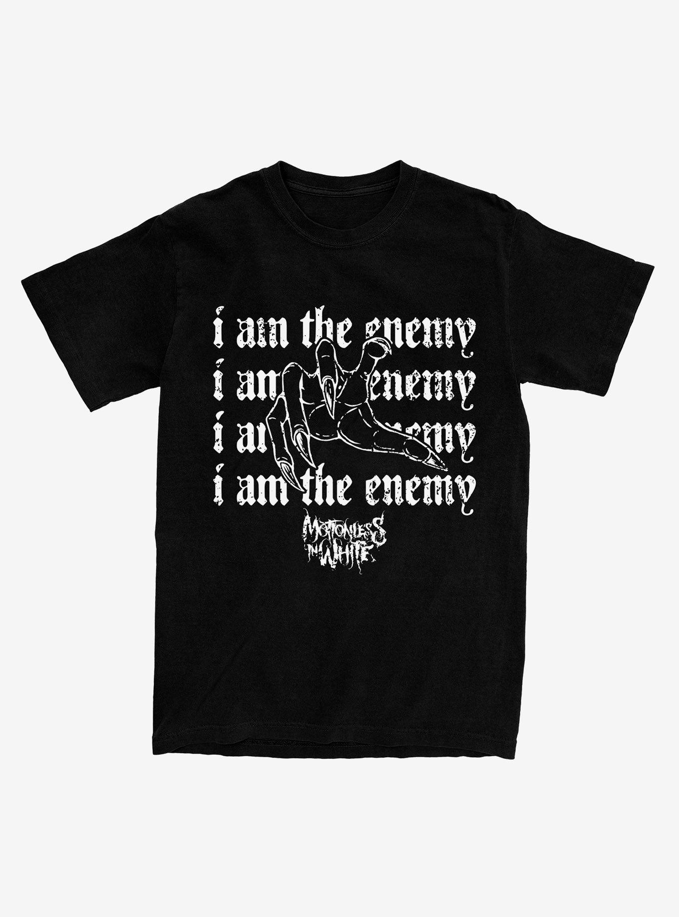 Motionless In White I Am The Enemy Girls T-Shirt, BLACK, hi-res
