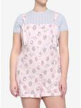 Hello Kitty And Friends Cloud Soft Shortalls Plus Size, MULTI, hi-res