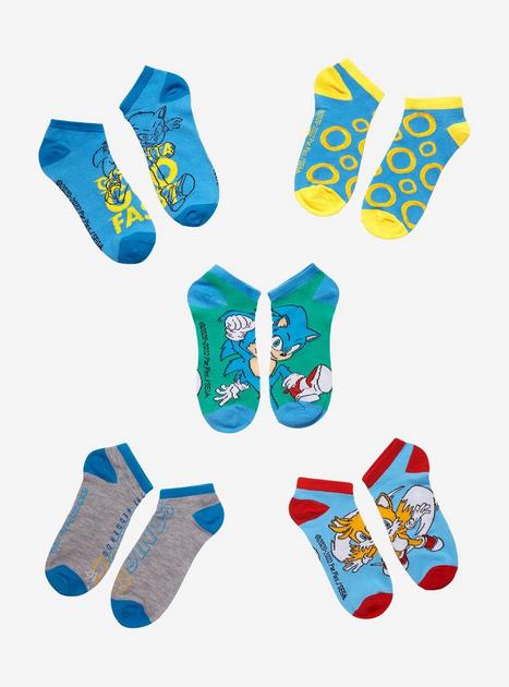 Sonic The Hedgehog Sonic & Tails No-Show Socks 5 Pair | Hot Topic