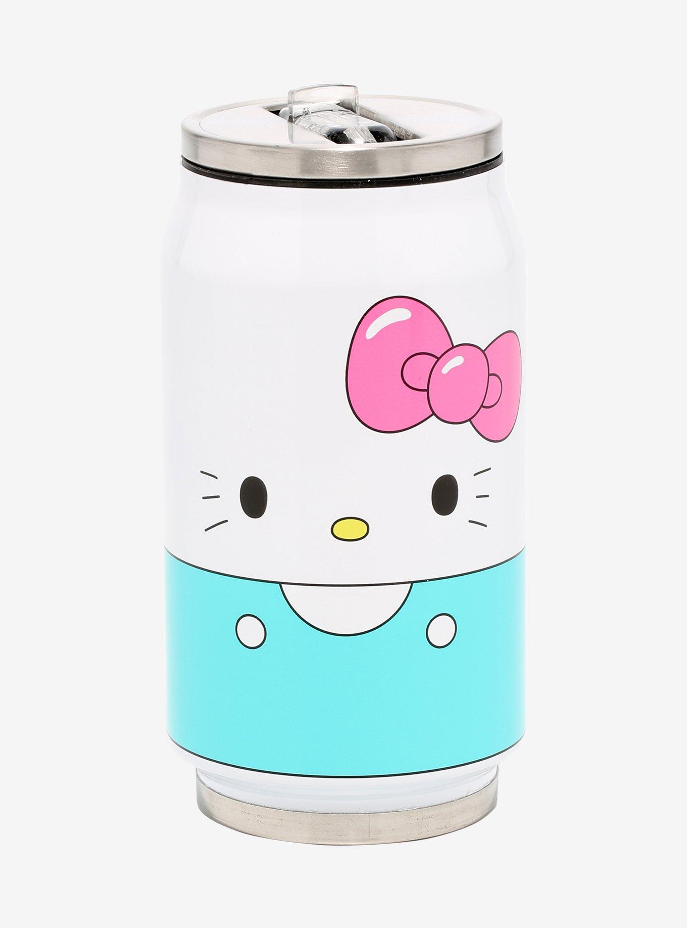 Hello Kitty Face Soda Can Water Bottle Hot Topic