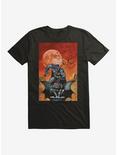 DC Fandome Batman Deceased Zombie Batman On Gargoyle T-Shirt, BLACK, hi-res