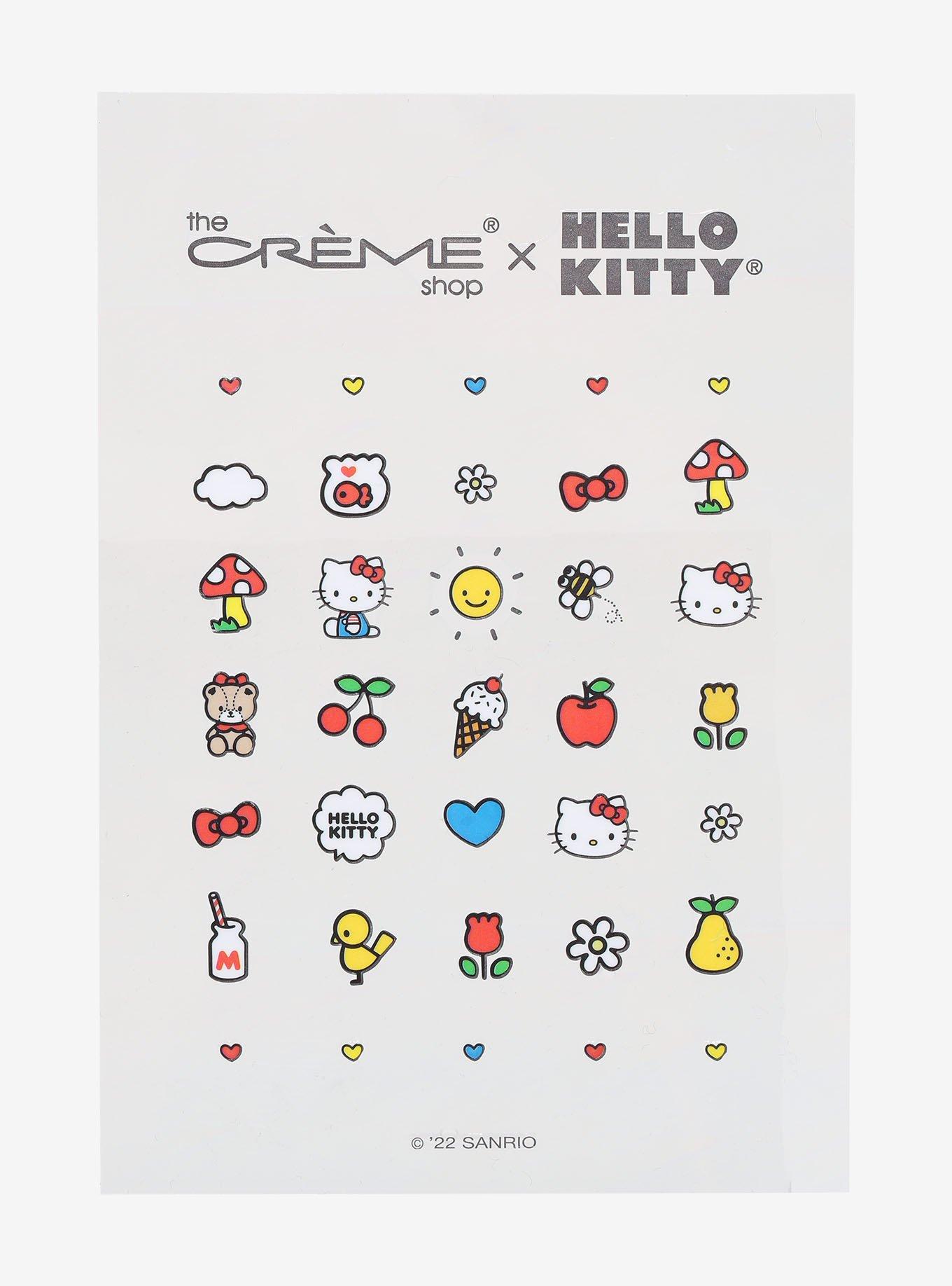 the Creme shop x Hello Kitty, Makeup, Hello Kitty Spooky Sweet Nail Decal  Set 5 Cute Decals Clear Polish
