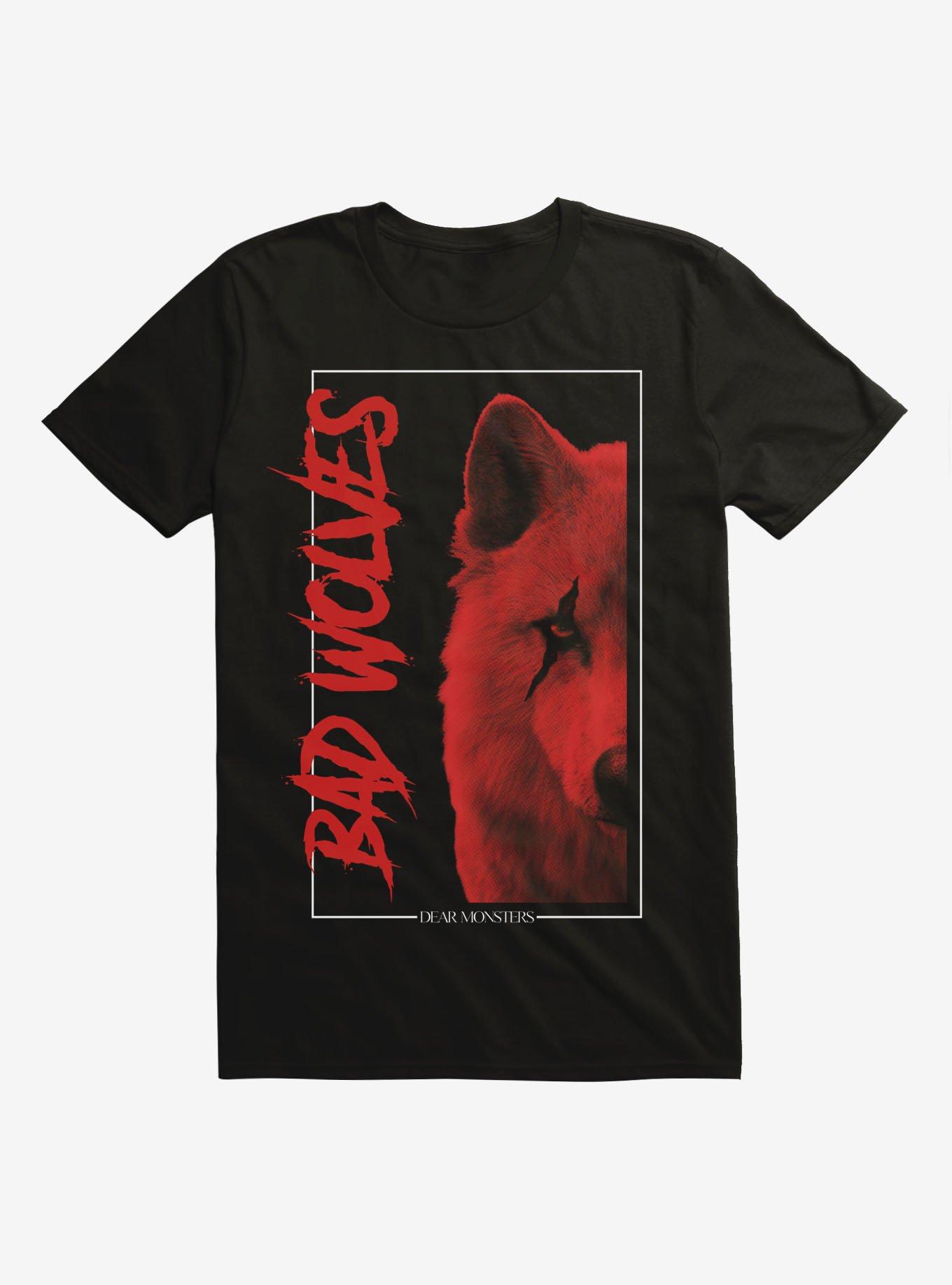 Bad Wolves Dear Monsters Album Cover T-Shirt, BLACK, hi-res