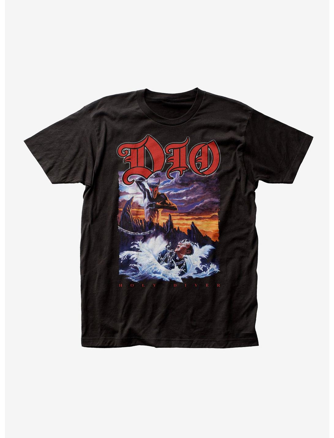 Dio Holy Diver Album Art T-Shirt, BLACK, hi-res