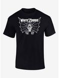 White Zombie Spiderweb Wings T-Shirt, BLACK, hi-res