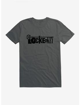 Locke and Key Light Logo T-Shirt, CHARCOAL, hi-res