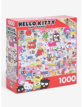 Sanrio Hello Kitty & Friends Town 1000-Piece Puzzle, , hi-res