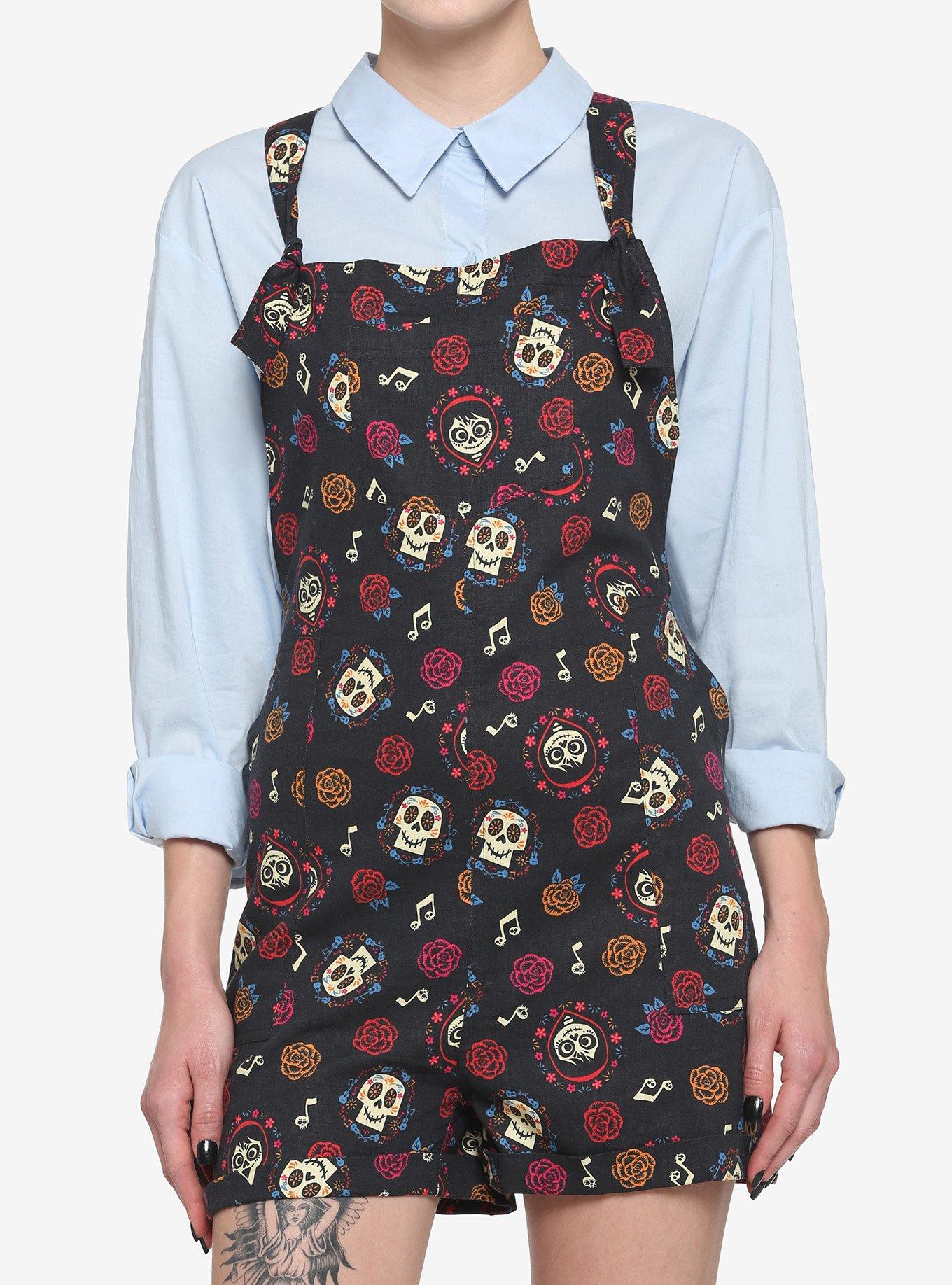 Disney Pixar Coco Sugar Skull Soft Shortalls, MULTI, hi-res