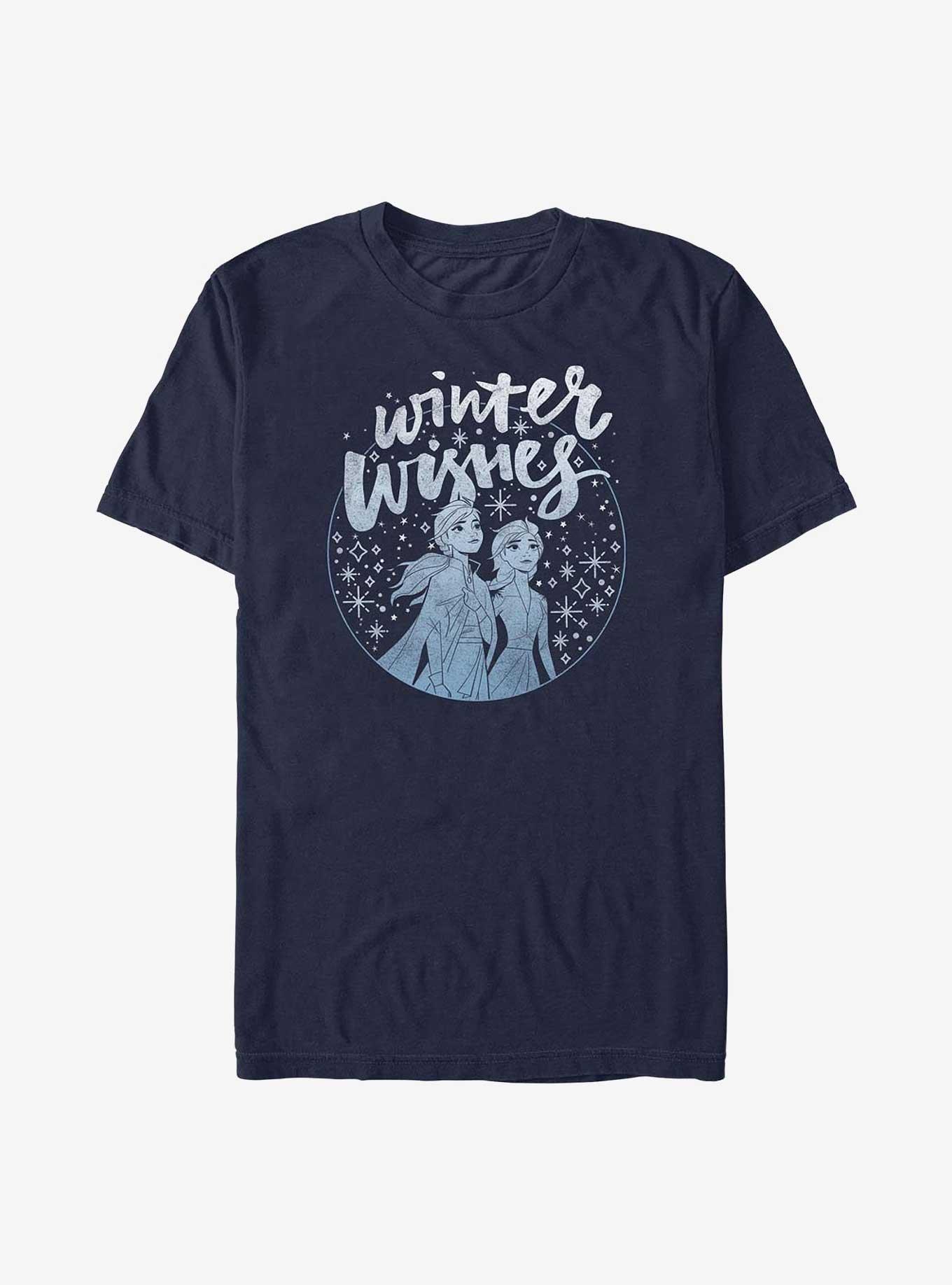 Disney Frozen 2 Winter Wishes T-Shirt, NAVY, hi-res