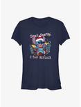 Disney Lilo & Stitch Dear Santa Girls T-Shirt, NAVY, hi-res