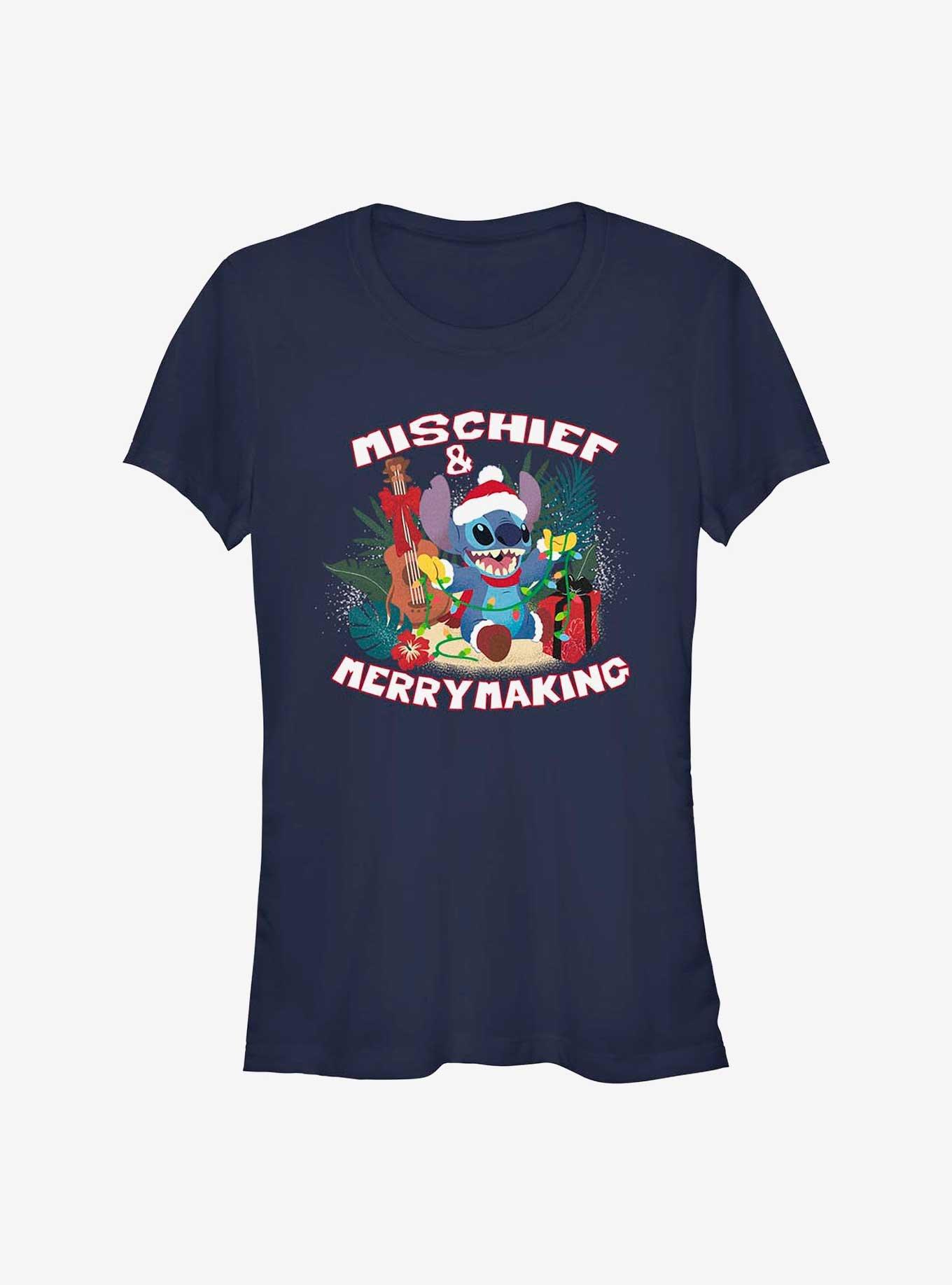Disney Lilo & Stitch Mischief And Merrymaking Girls T-Shirt, , hi-res