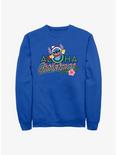 Disney Lilo & Stitch Aloha Christmas Crew Sweatshirt, ROYAL, hi-res