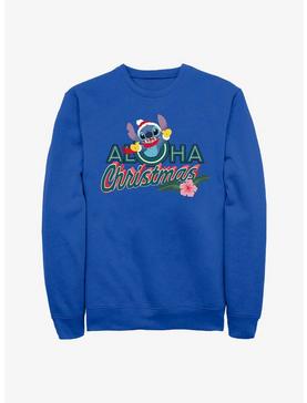 Disney Lilo & Stitch Aloha Christmas Crew Sweatshirt, , hi-res