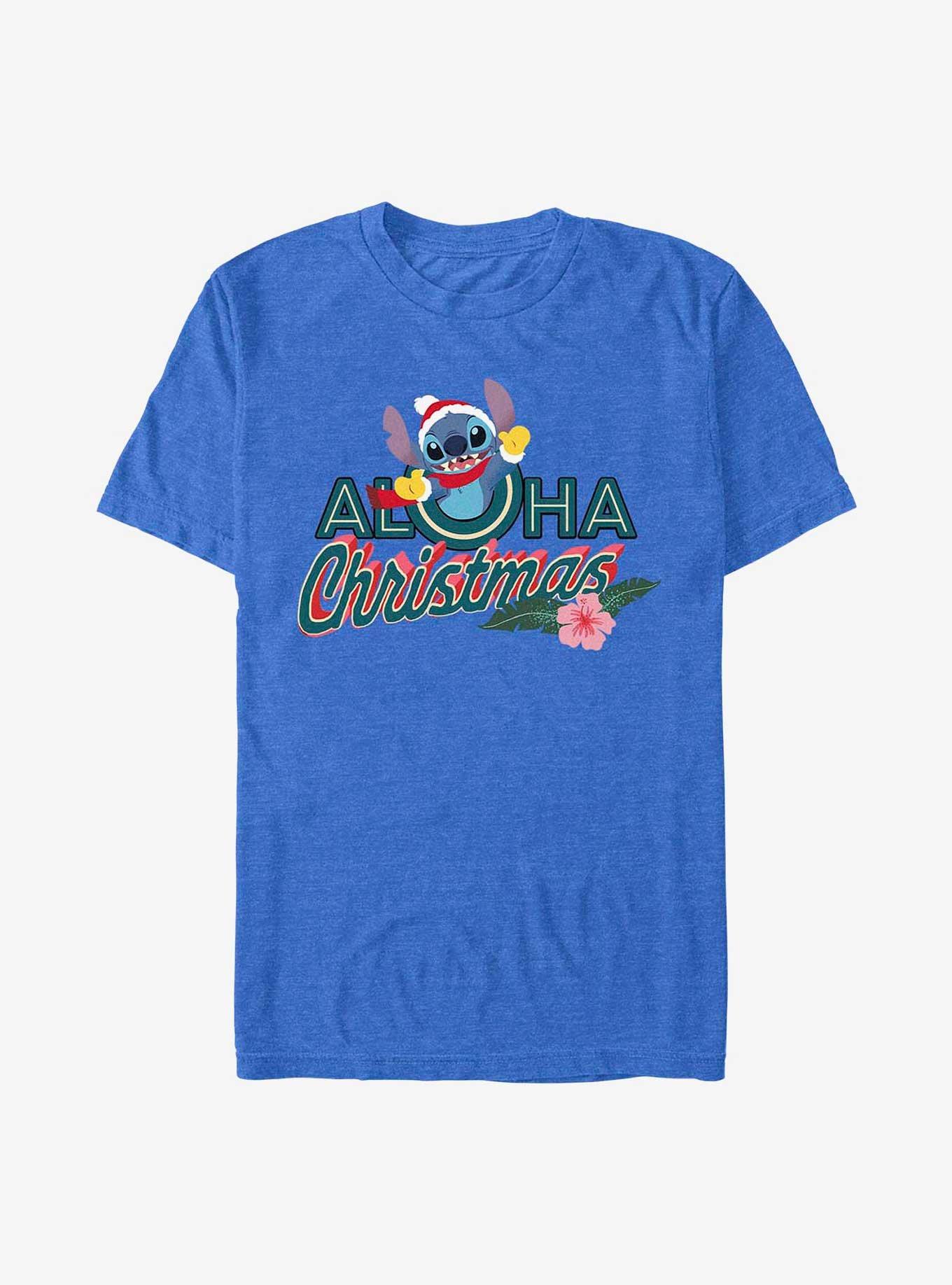 Disney Lilo & Stitch Aloha Christmas T-Shirt, , hi-res