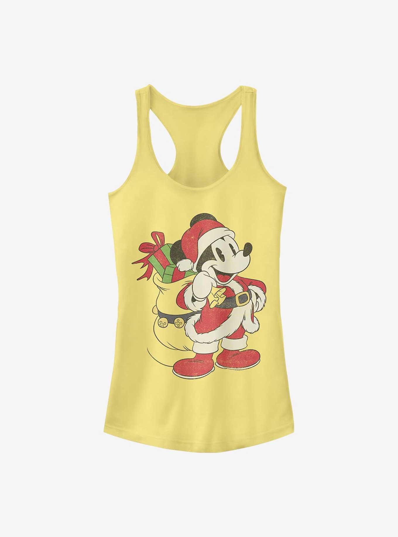 Disney Mickey Mouse Just Santa Mickey Girls Tank, BANANA, hi-res