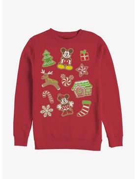 Disney Mickey Mouse Gingerbread Mouses Crew Sweatshirt, , hi-res